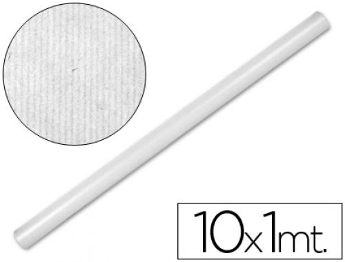 Papel kraft liderpapel rolo branco 1mt x 10mt 65 gr , Liderpapel , 21039 , 8423473210394